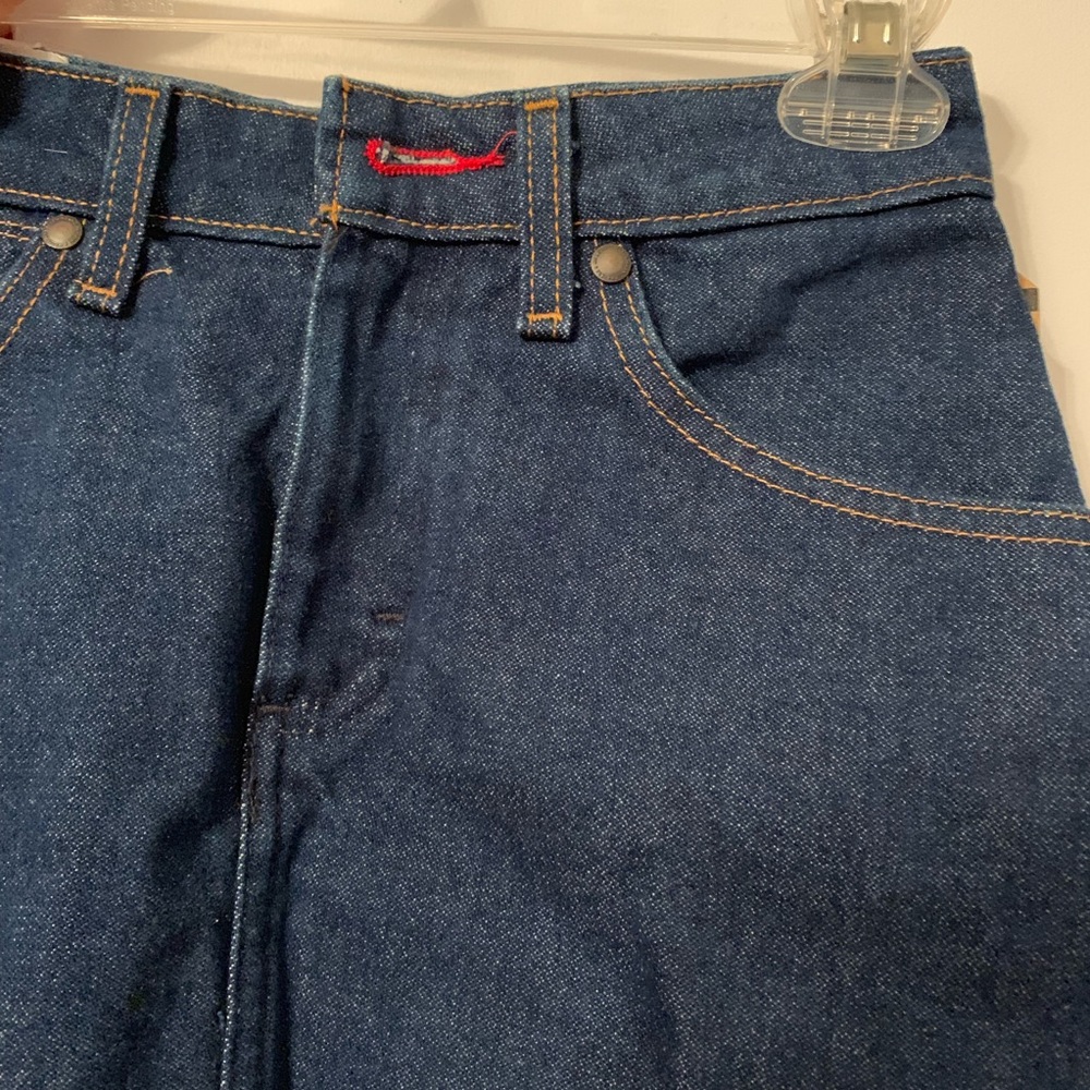 NWT Vans x Wrangler Denim A-Line Skirt in Indigo - Picture 4 of 8